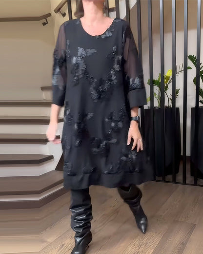 Kleid strapazierfähig bestickt lockere Passform