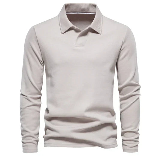 Luxe Polo Shirt Beige - Fabian