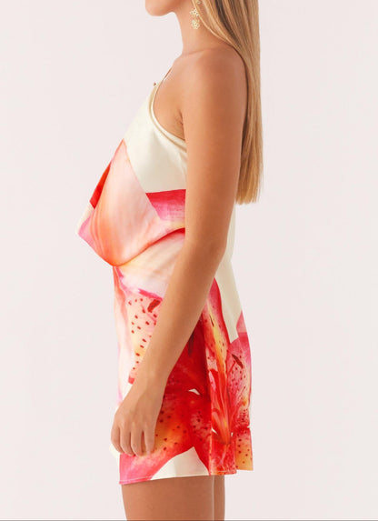 Assisi Mini Dress – Yellow Floral