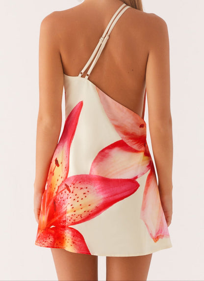 Assisi Mini Dress – Yellow Floral