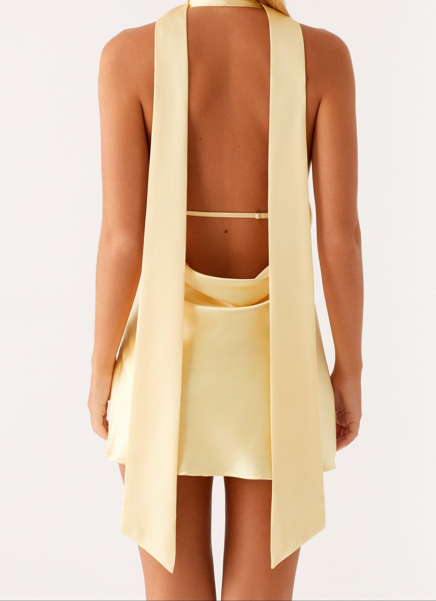 Fillippa Minikleid – Pastellgelb