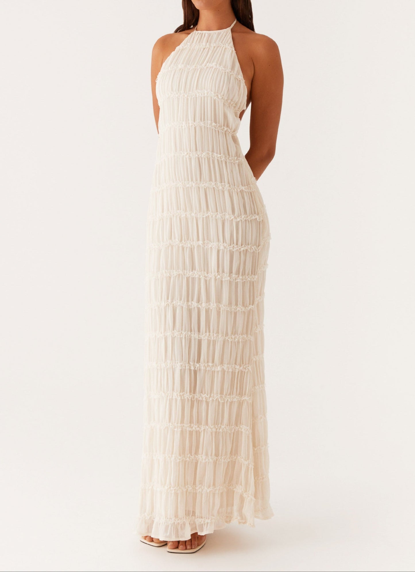 Abril Maxi Dress – Ivory