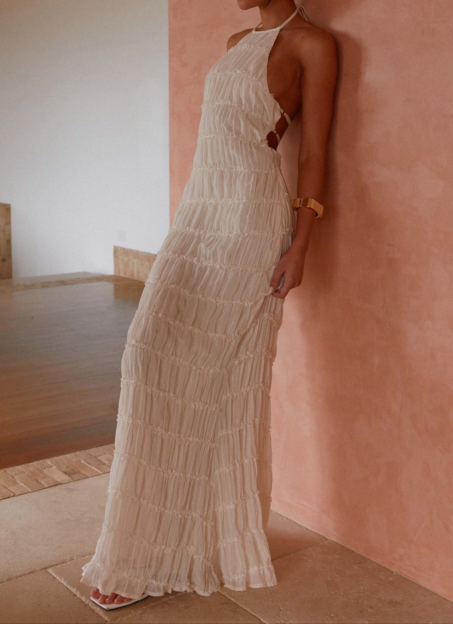 Abril Maxi Dress – Ivory