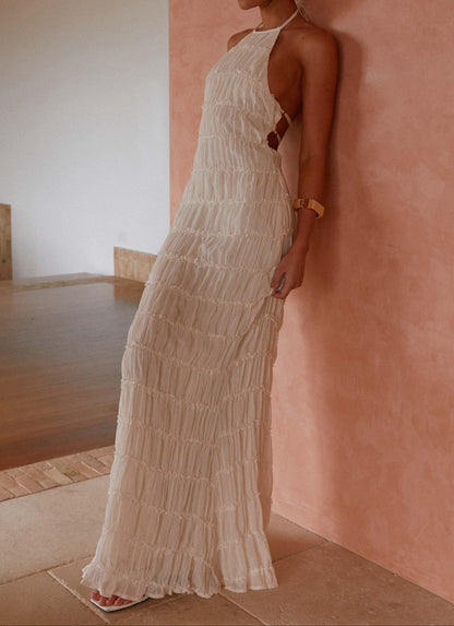 Abril Maxi Dress – Ivory