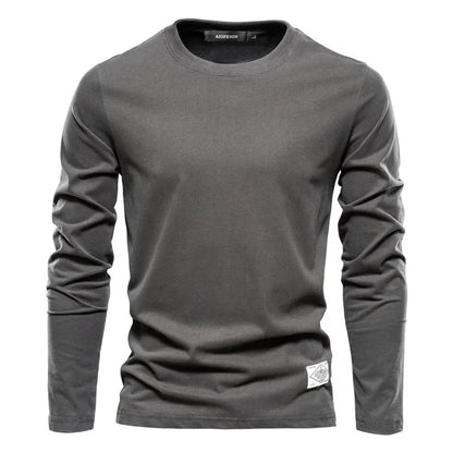 Long-sleeved shirt dark blue - Henrik