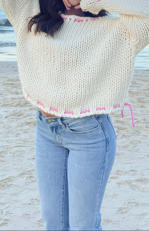 Ravenna Cremefarbener Pullover