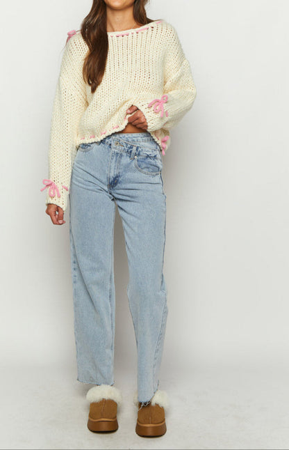 Ravenna Cremefarbener Pullover