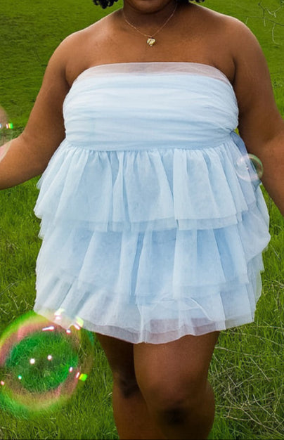 Bella Blue Mini Partykleid