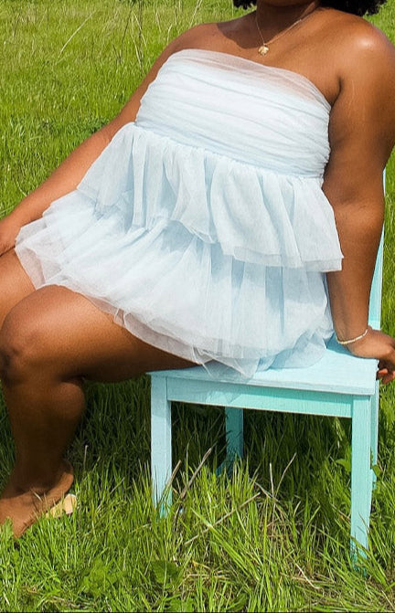 Bella Blue Mini Partykleid