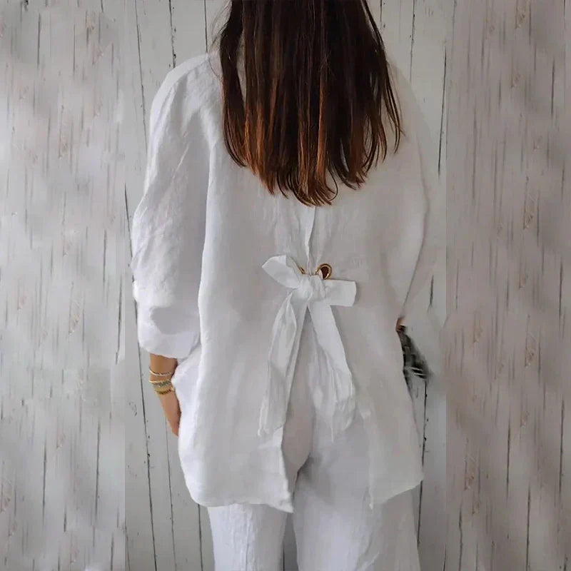 White linen shirt - Anna