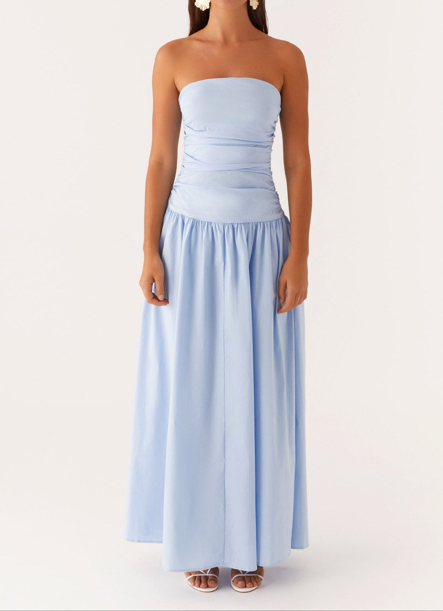 Ricciarda Maxikleid – Blau