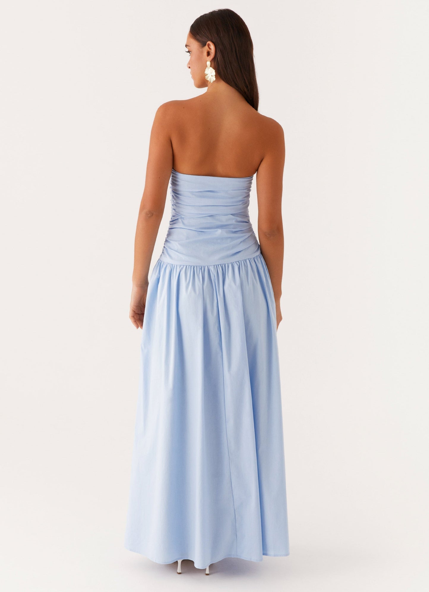 Ricciarda Maxikleid – Blau