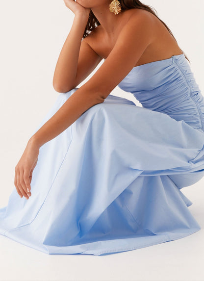 Rosetta Maxikleid – Blau