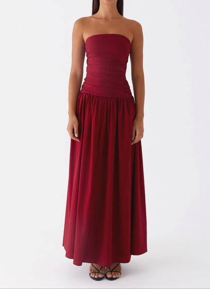 Amaranta Maxi Kleid - Merlot