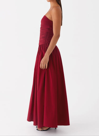 Amaranta Maxi Kleid - Merlot