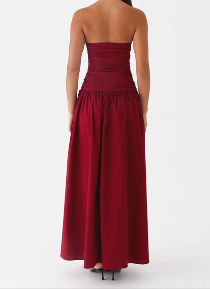 Amaranta Maxi Kleid - Merlot
