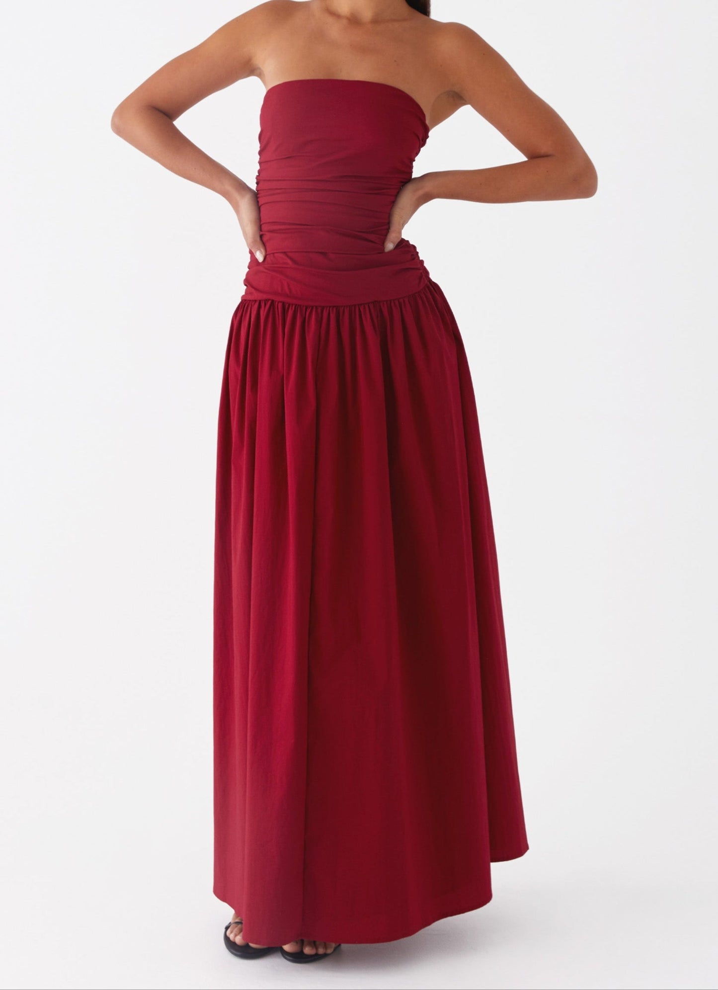 Amaranta Maxi Kleid - Merlot