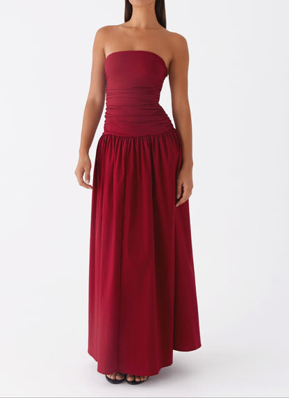 Amaranta Maxi Kleid - Merlot