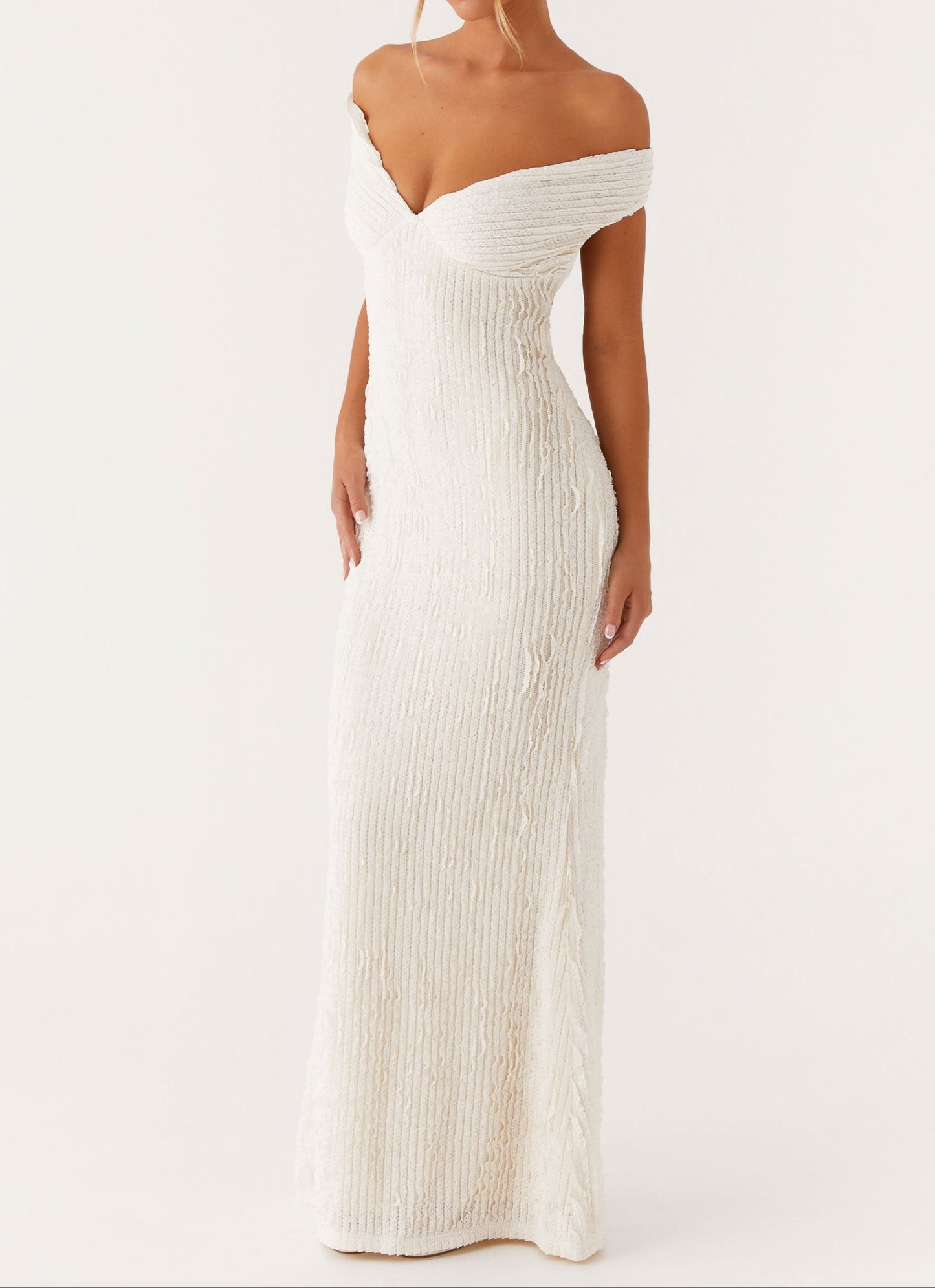 Fernanda Maxikleid – Elfenbein