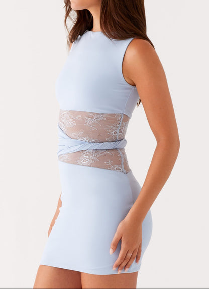 Fabrizia Minikleid – Blau