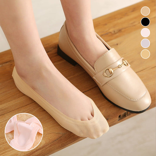 Rutschfeste unsichtbare Bootssocken 5 Paar (EIN PAAR FÜR JEDE FARBE)