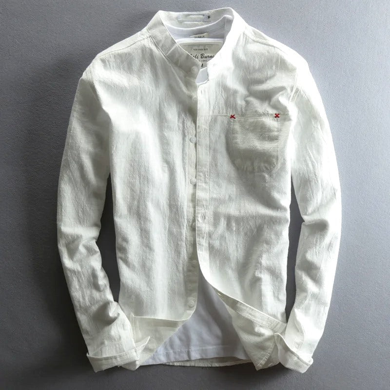 Classic shirt with fine structure