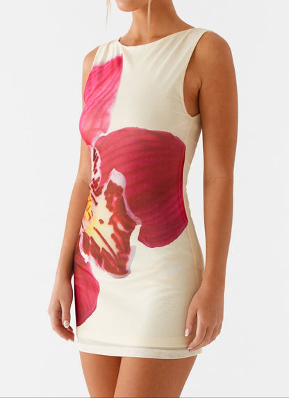 Verona Mini Kleid - Gelb