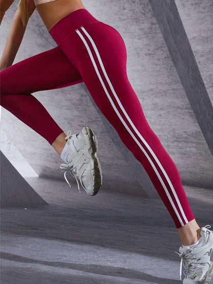 Emilia - Red sports leggings