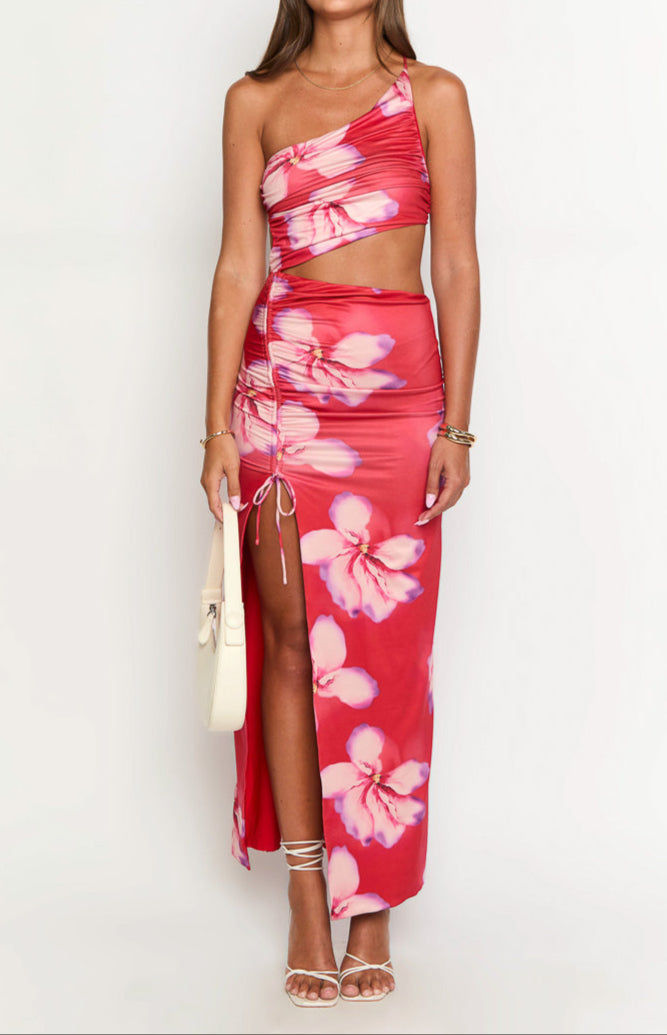 Sofía Rotes Crimson Paradise Maxikleid