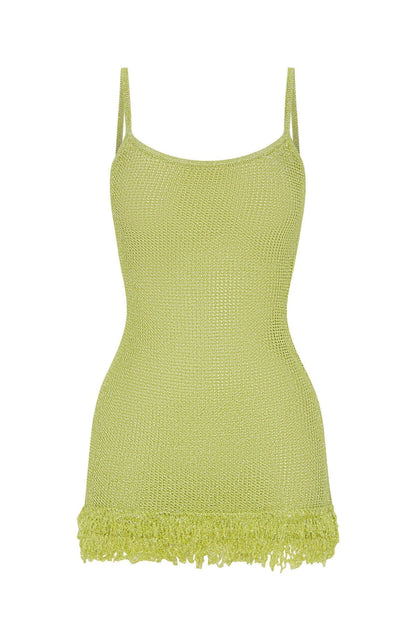 India Minikleid Apfelgrün