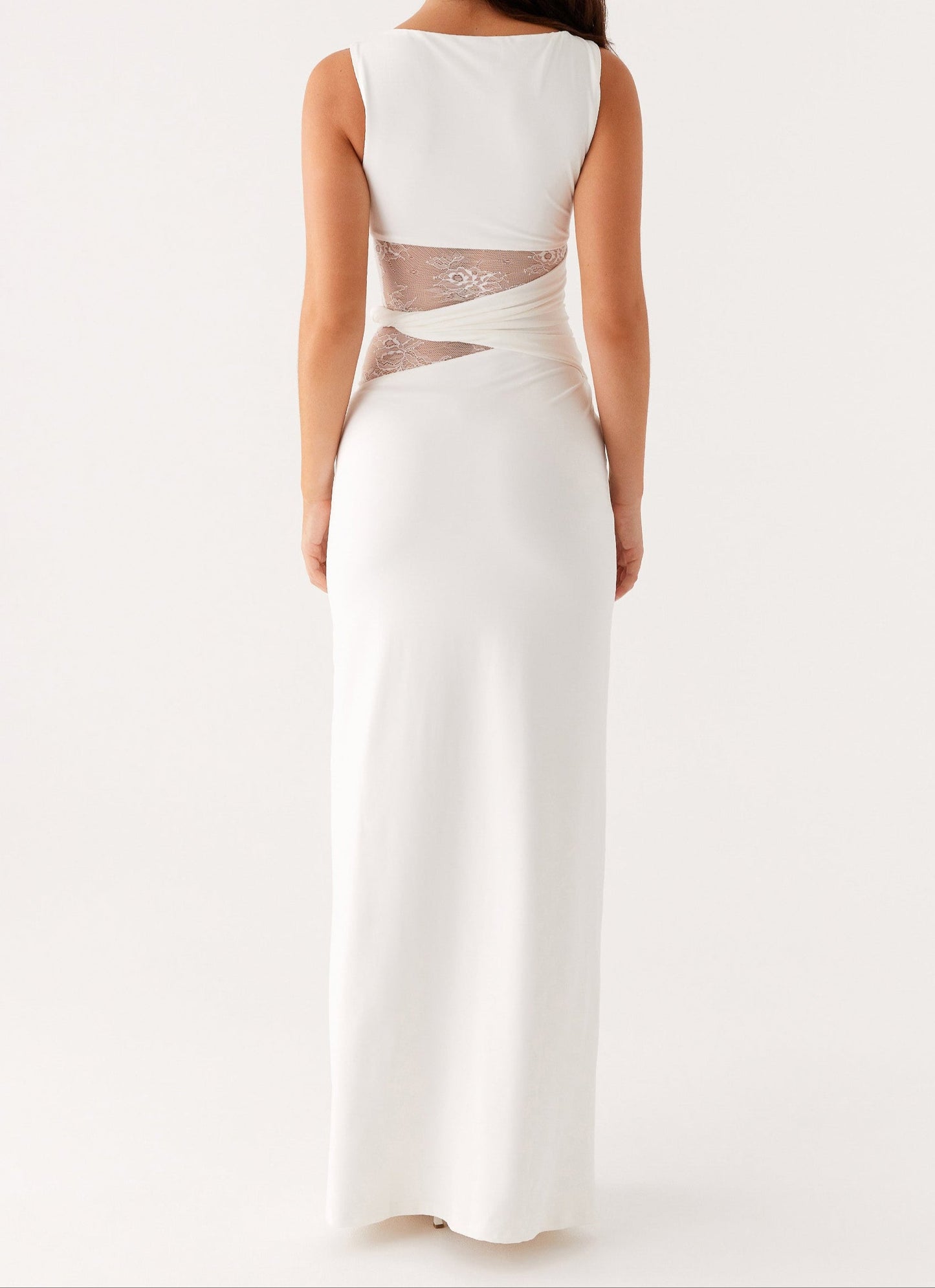 Sardinia Maxikleid – Weiß