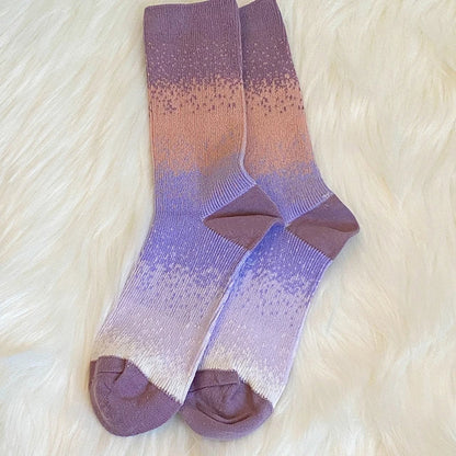 Lässige Socken Mit Farbverlauf Lila