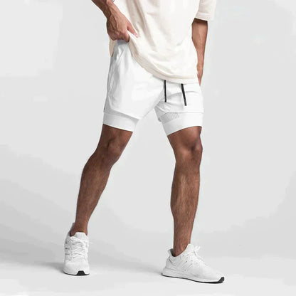 Max Performance - Functional white sports shorts