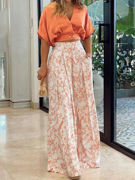 Red Flower Set - Clara