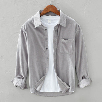 Men's Cord Shirt | Long Sleeve