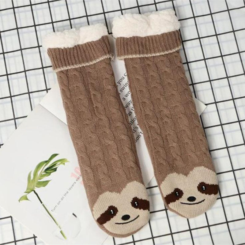 Cartoon Rutschfeste Warme Socken