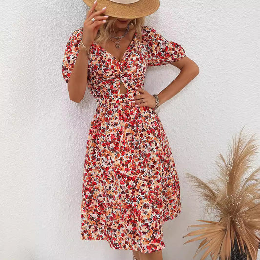 Kleid 'Gaia' mit Blumenmuster