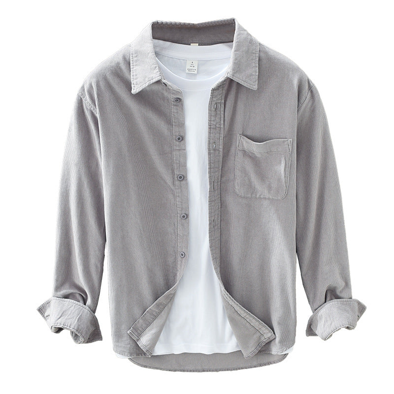 Men's Cord Shirt | Long Sleeve