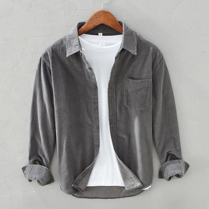 Men's Cord Shirt | Long Sleeve