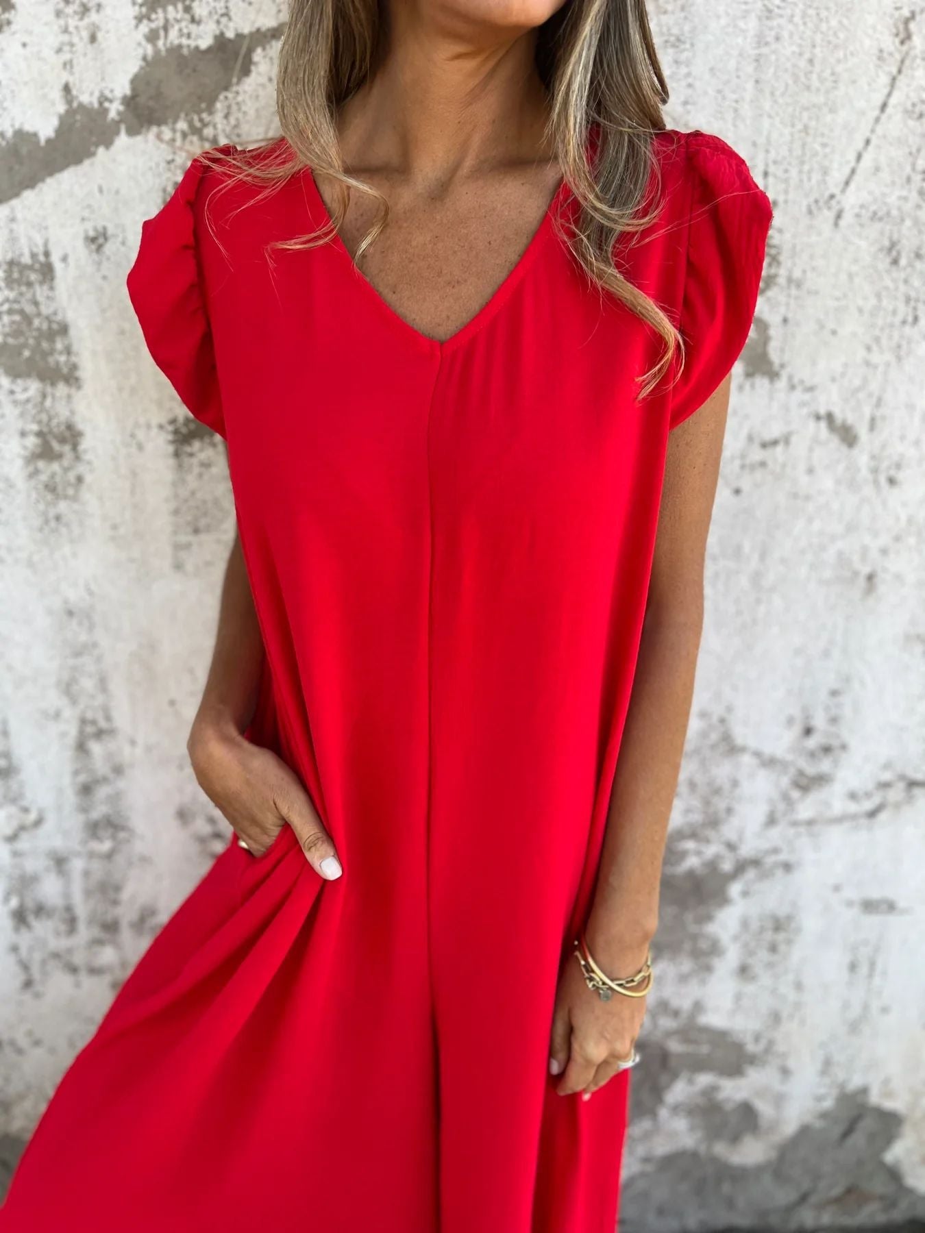 V-neck leopard print loose wide-leg jumpsuit