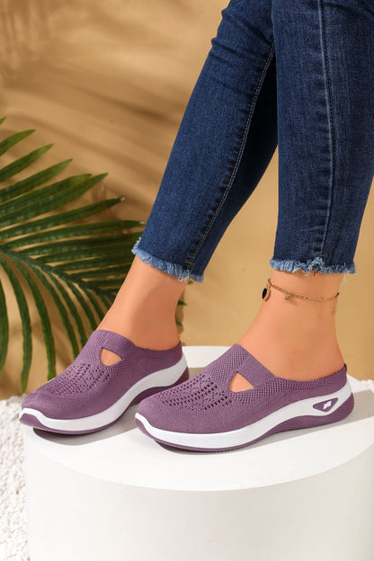 Casual comfort Breathable Knit Slip-on Shoes
