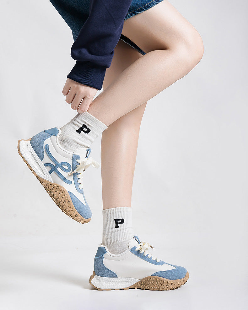 Hidden Wedge Foam Sole Chunky Ugly Sneakers