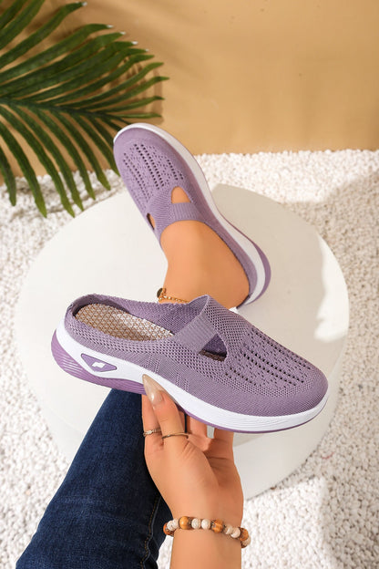 Casual comfort Breathable Knit Slip-on Shoes