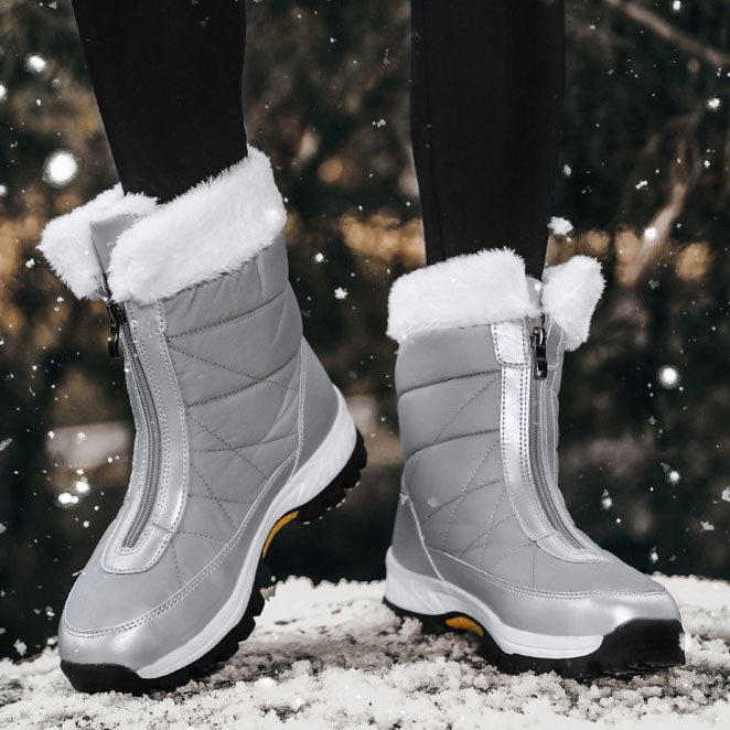 Wasserdichte Schneestiefel aus Stofffleece