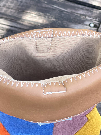 Metro Nomad Colorblock low-heeled mid-calf boots