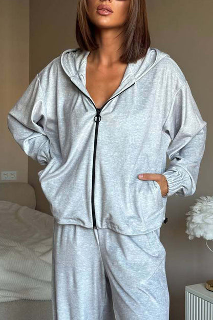 Cookie Dough Hooded and Pants Two-Piece Set