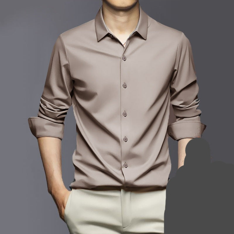 Anthracite-coloured shirt with thermal protection – Markus