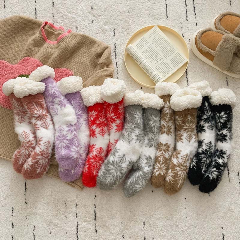 Weihnachts-Rutschfeste Warme Socken