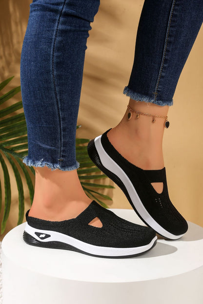 Casual comfort Breathable Knit Slip-on Shoes