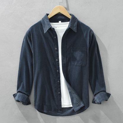 Men's Cord Shirt | Long Sleeve